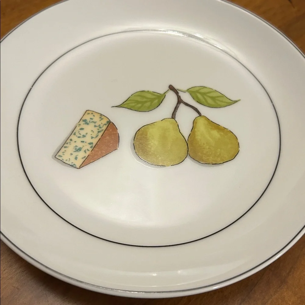 Nancy Green Appetizer Dessert Plates, set of 4